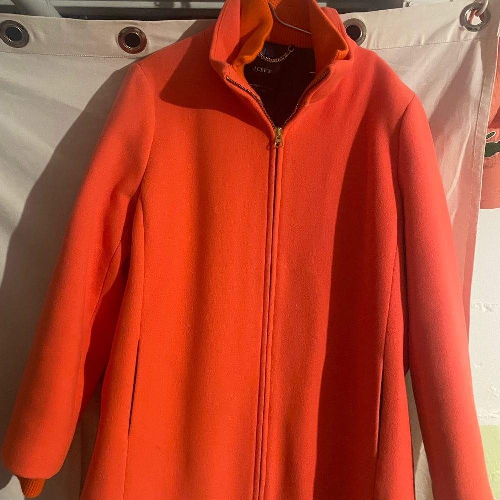 Brand new bright orange fully lined stadium jacket size 20 never worn